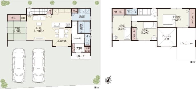30坪台 南玄関の理想的な間取りとは 4ldkのデザイン住宅8選