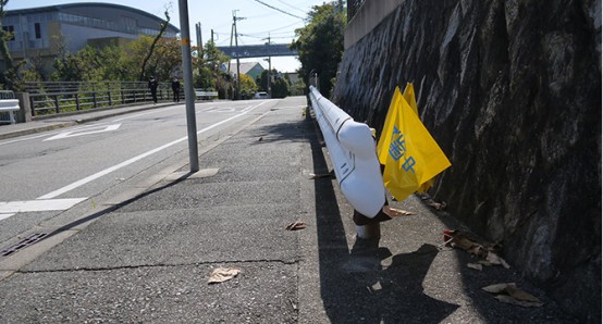 苦楽園小中学校の通学路をチェックしてきました。