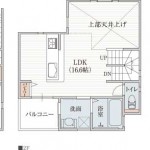 2階リビング、1階お風呂。工夫の間取り