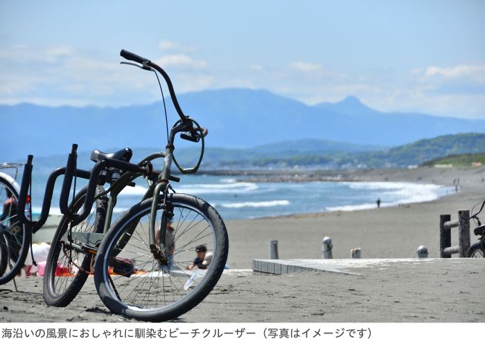 播磨サイクリングロード（浜の散歩道）をビーチクルーザーで楽しむ